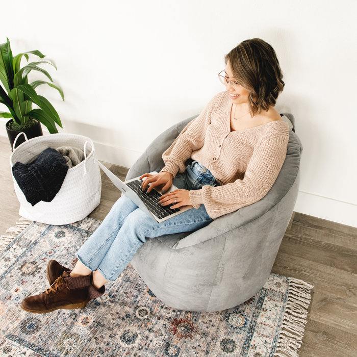 Comfort Research Big Joe Milano Medium Bean Bag Chair & Reviews Wayfair